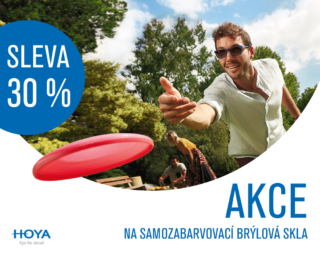Samozabarvovací plastové brýlové čočky Sensity