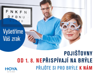 Nové brýle + měření zraku = vše přímo u nás